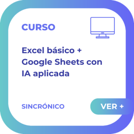 Excel básico + Google Sheets + IA